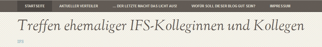 Schriftzug IFS